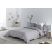 Set di copripiumino Alexandra House Living Grigio Perla Singolo 4 Pezzi