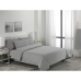 Set di copripiumino Alexandra House Living Lyon Grigio Perla Singolo 4 Pezzi