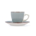 Set di Tazze e Piatti Quid Vita Morning Azzurro Ceramica (4 Pezzi) (6 Unità)