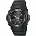 Ceas Bărbați Casio G-Shock AWG-M100B-1AER Negru (Ø 46 mm)