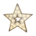 Vánoční hvězda EDM 71739 25,5 X 27,2 CM Dřevo (3 kusů)