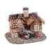 Julekule Flerfarget Naturell Polyfoam Hus 18 x 22 x 15 cm