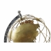 Globo Terrestre DKD Home Decor Castanho Dourado Metal Madeira de mangueira 20 x 20 x 50 cm