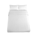 Parure de couette Alexandra House Living Qutun Blanc Lit 1 persone 3 Pièces