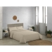 Conjunto de capa de edredom Alexandra House Living Qutun Taupe Casal 3 Peças