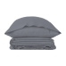 Комплект чехлов для одеяла Alexandra House Living Qutun Темно-серый 150 кровать 3 Предметы
