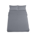 Set pokrivača za poplun Alexandra House Living Qutun Tamno sivo Krevet od 90 3 Dijelovi