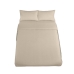 Conjunto de capa de edredom Alexandra House Living Qutun Taupe King 4 Peças