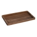 Bandeja Home ESPRIT Natural Madera de acacia 25,5 x 14 x 2 cm