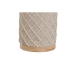 Bicchiere Home ESPRIT Beige Resina Bambù 7,5 x 7,5 x 10 cm