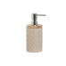 Saippua-annostelija Home ESPRIT Beige Hartsi Bambu 7 x 9 x 18 cm