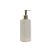 Soap Dispenser Home ESPRIT Beige Golden Stoneware Matt 8 x 7 x 21 cm