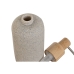 Dispenser di Sapone Home ESPRIT Grigio Naturale Legno Resina 7 x 9 x 19 cm