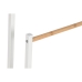 Toalheiro de Pé Home ESPRIT Branco Natural Metal Bambu 45 x 22 x 85 cm