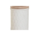 Copo Home ESPRIT Branco Natural Resina Bambu 9,5 x 7 x 11 cm