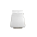 Juego de funda nórdica Alexandra House Living QUTUN Blanco Cama de 200 4 Piezas