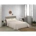 Duvet cover set Alexandra House Living QUTUN Natural Single 150 x 220 cm 3 Pieces