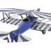 Deko-Figur DKD Home Decor Rot Marineblau Flugzeug Vintage 45 x 38 x 16 cm (2 Stück) (1 Stück)