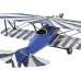 Figură Decorativă DKD Home Decor Roșu Bleumarin Avion Vintage 45 x 38 x 16 cm (2 Unități) (1 Unități)