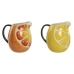 Jug Home ESPRIT Stoneware Modern Lemon Orange (2 Units)