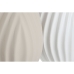 Vaas Home ESPRIT Valge Beež Keraamika Traditsionaalne stiil 24 x 24 x 41 cm (2 Ühikut)