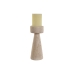 Candelabro Home ESPRIT Beige Resina Marmo 10 x 10 x 25 cm