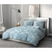 Set di copripiumino HOME LINGE PASSION 240 x 260 cm Azzurro 3 Pezzi