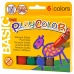 Vopsele tempera solide Playcolor Basic One Multicolor (24 Unități)