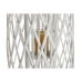 Portacandele Home ESPRIT Bianco vimini Cristallo 34 x 34 x 80 cm