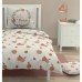 Set husă de pătură Roupillon peach 140 x 200 cm Alb 2 Piese