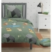 Комплект чехлов для одеяла Roupillon Animals 140 x 200 cm Зеленый Хаки 2 Предметы