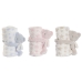 Coffret Bébé Home ESPRIT Bleu Beige Rose Polyester (3 Unités)