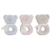 Peluche Chocalho Home ESPRIT 12 x 7 x 17 cm (3 Unidades)