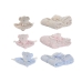 Geschenkset voor baby's Home ESPRIT Blauw Beige Roze Polyester (3 Stuks)