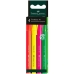 Conjunto de Marcadores Fluorescentes Faber-Castell Textliner 38 Multicolor (10 Unidades)