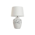 Lampe de bureau Home ESPRIT Blanc Noir Céramique 50 W 220 V 36 x 36 x 58 cm