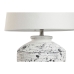 Bordslampa Home ESPRIT Vit Svart Keramik 50 W 220 V 36 x 36 x 58 cm