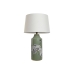 Bordlampe Home ESPRIT Hvid Sort Grøn Gylden Keramik 50 W 220 V 40 x 40 x 67 cm