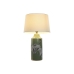 Bordlampe Home ESPRIT Hvid Sort Grøn Gylden Keramik 50 W 220 V 40 x 40 x 67 cm