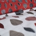 Set pokrivača za poplun TODAY Leaves Bijela Crvena 240 x 220 cm 3 Dijelovi