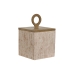 Smyckeskrin Home ESPRIT Beige Harts 15 x 15 x 24 cm