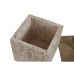 Caja-Joyero Home ESPRIT Beige Resina 12 x 12 x 21 cm