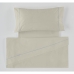 Jeu de draps Alexandra House Living Beige Lit king size 4 Pièces