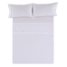 Bedding set Alexandra House Living White King size 4 Pieces