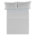 Prešívané obliečky bez výplne Alexandra House Living Greta Perlovo sivá 150 cm posteľ 4 Kusy