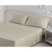 Jeu de draps Alexandra House Living Beige Gran lit 2 persones 4 Pièces