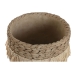 Istutuskastide komplekt Home ESPRIT Pruun Raffia Tsement Troopiline 23 x 22 x 25 cm