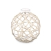 Decorative bauble White Transparent 18 x 20 cm (6 Units)