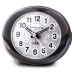 Orologio-Sveglia Analogico Timemark Nero Luce LED Silenzioso Snooze Modalità notte 9 x 9 x 5,5 cm (9 x 9 x 5,5 cm)