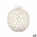 Sfera Decorativa Bianco Trasparente 21 x 23 cm (4 Unità)